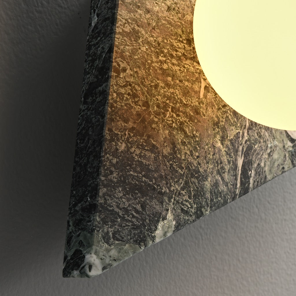 Modern Triangle Marble Wall Sconce - 11 07-real-square-3-5--218