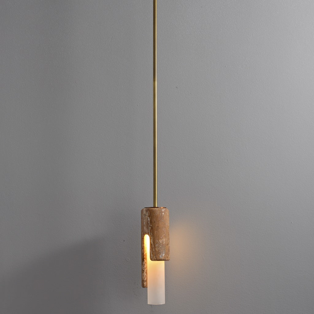 Modern Slim Stone Cylinder Pendant Light - 10 07-real-square-3-8-412