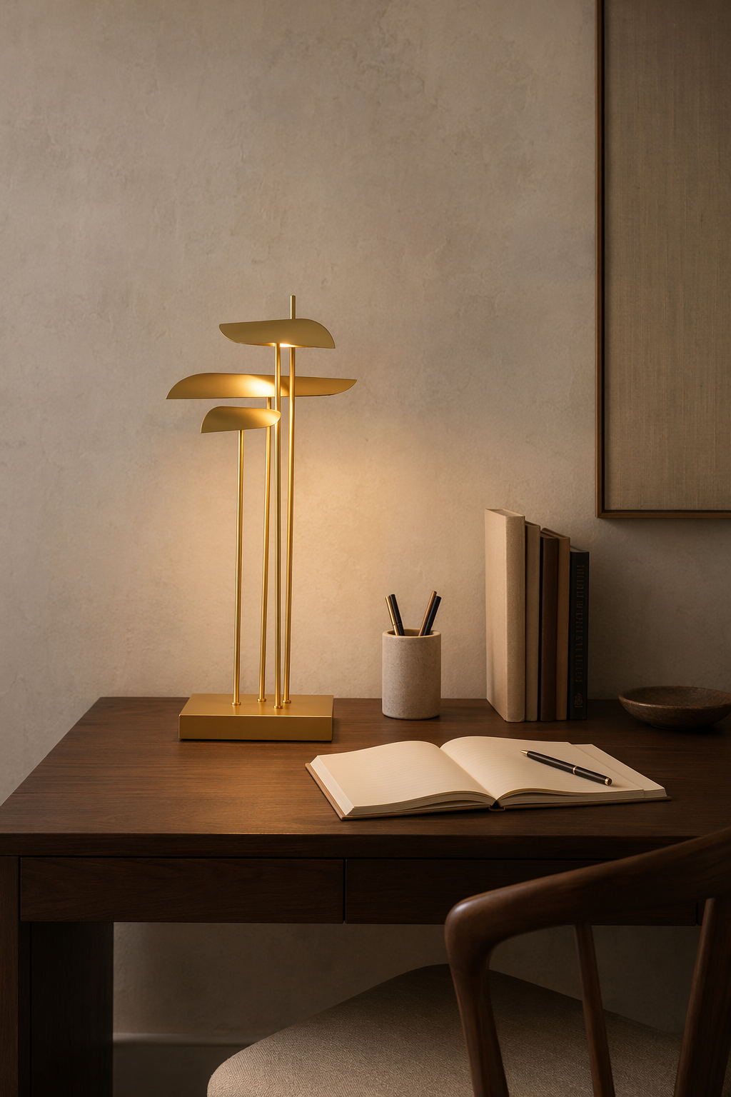 Modern Multi-Head Copper LED Table and Floor Lamp - 07 07-study-desk-table-lamp