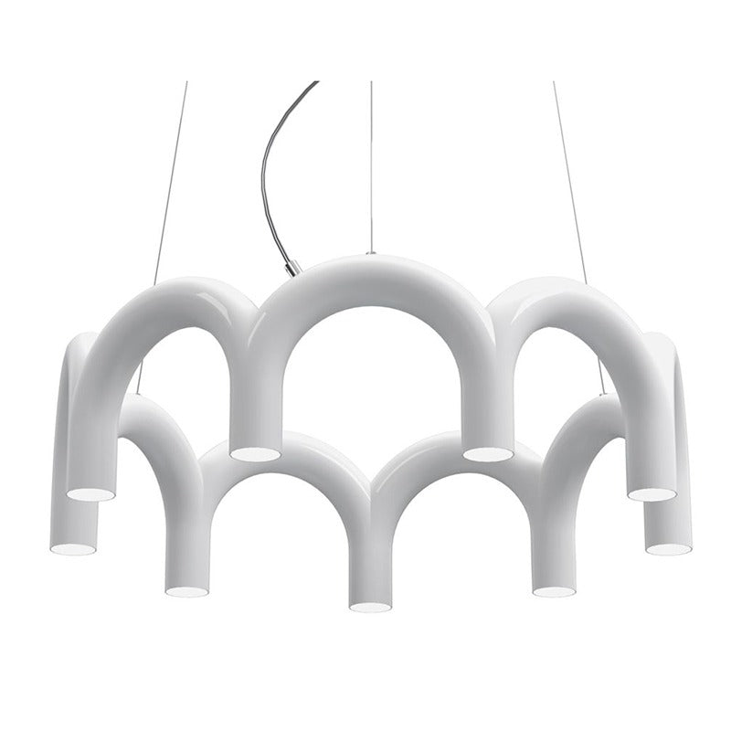 Colorful Arch Linear LED Pendant Light - 18 07-white-background-1