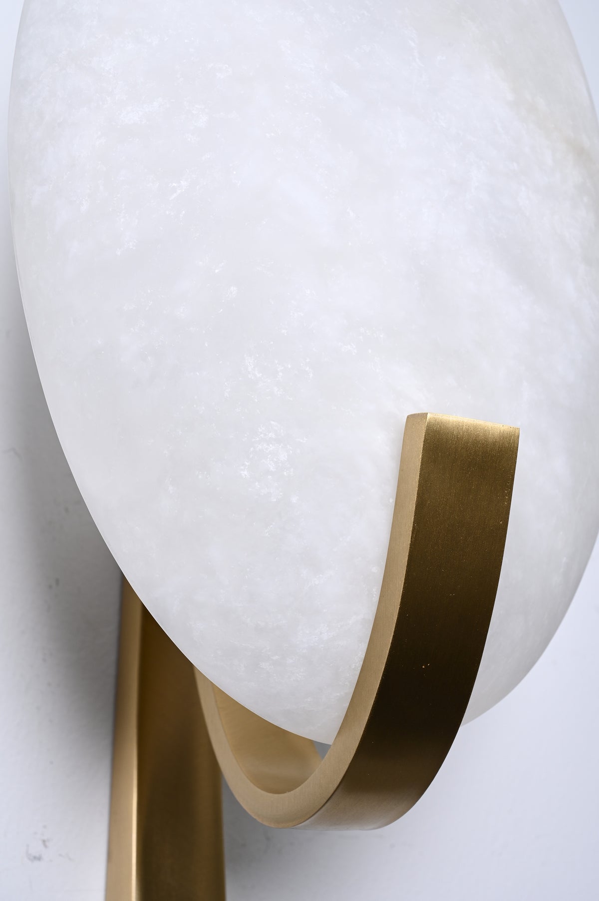 Modern Alabaster Oval Stem Wall Sconce - 08 08-DSC_6994