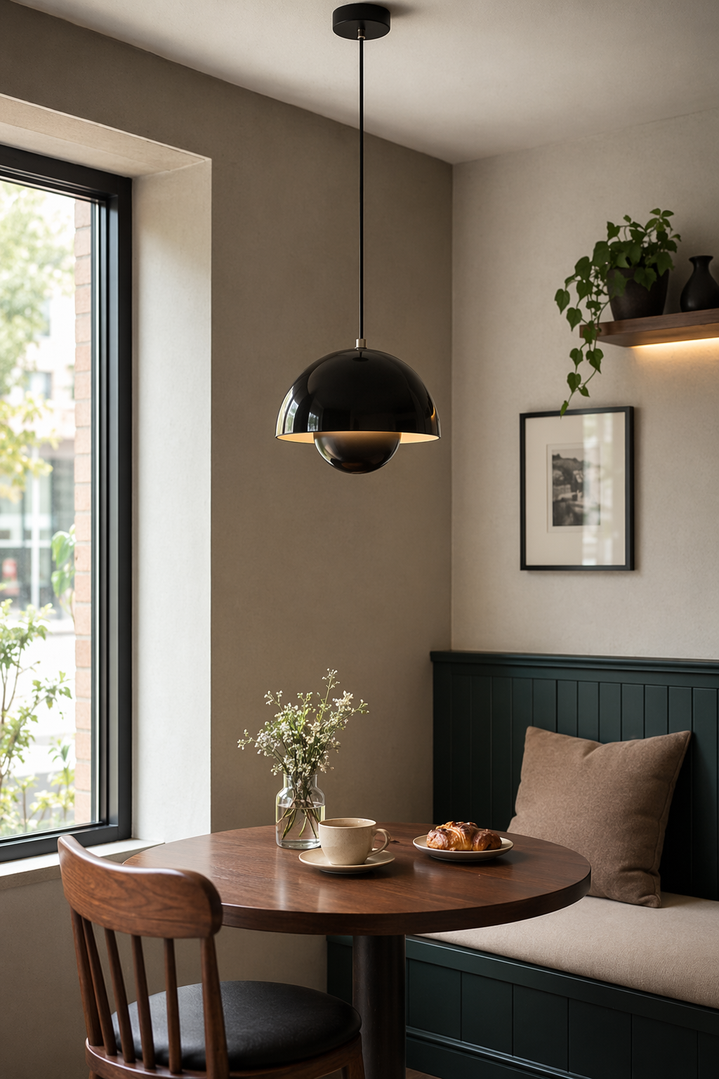 Modern Glossy Dome Pendant Light - 08 08-cafe-style-dining