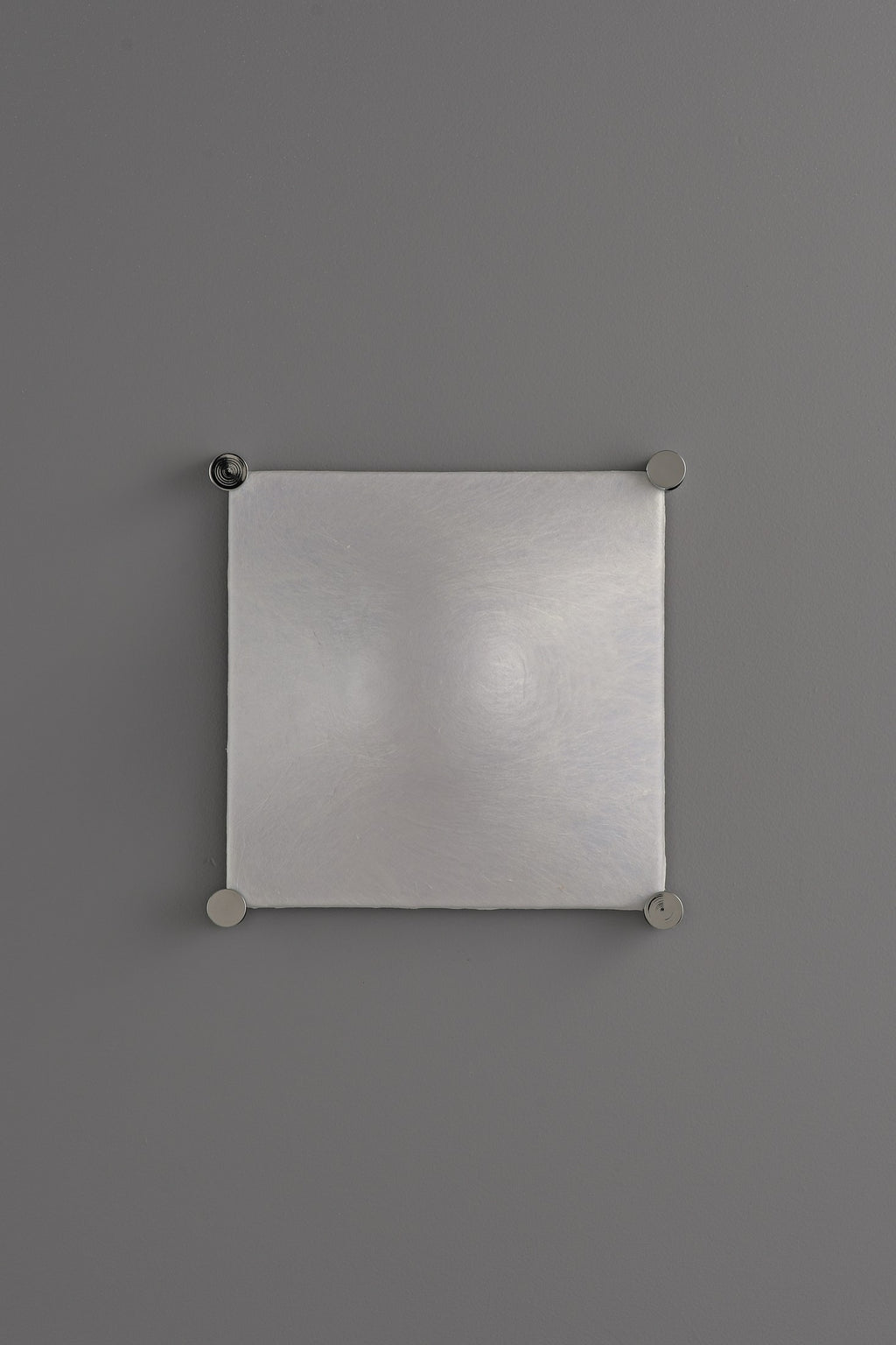 Modern Square Mulberry Silk Ceiling Light in Chrome - 08 08-detail-corner