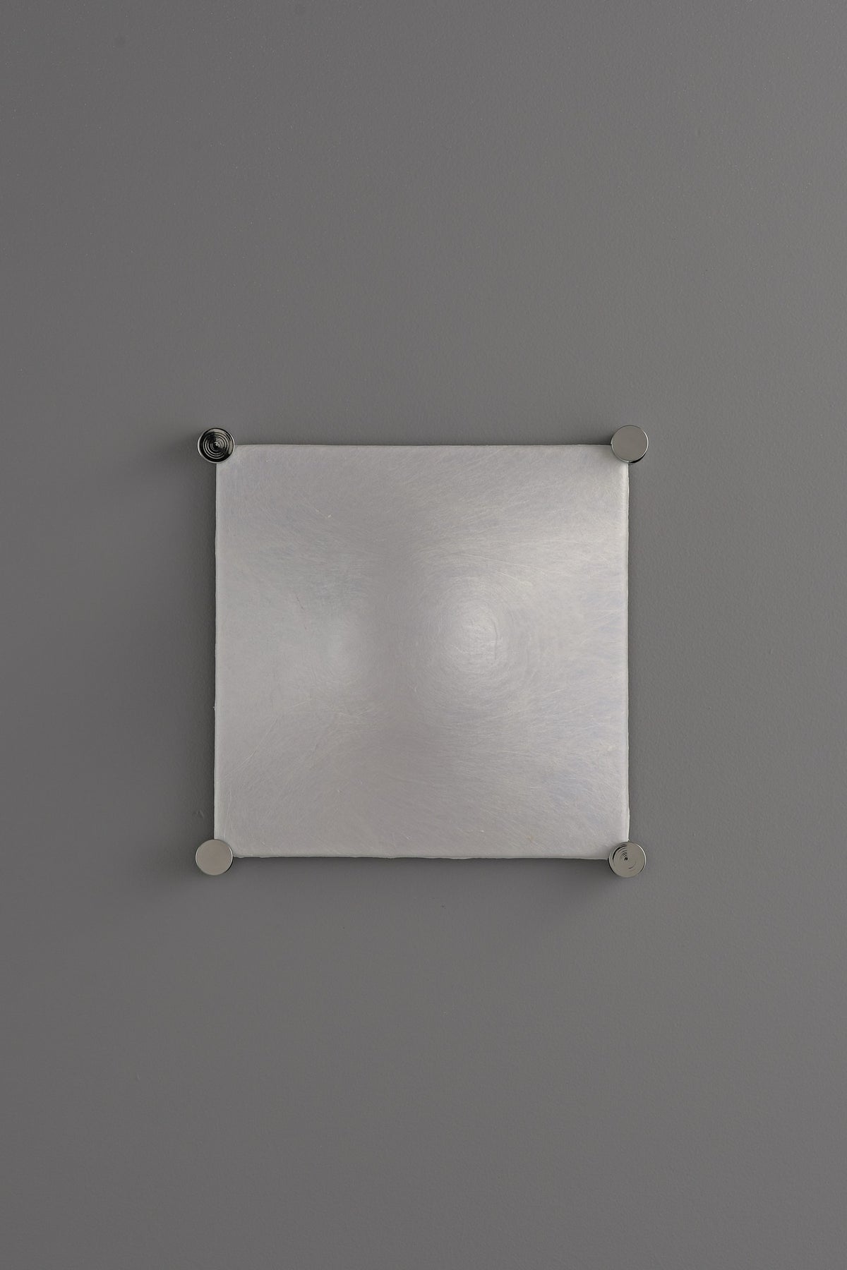 Modern Square Mulberry Silk Ceiling Light in Chrome - 08 08-detail-corner