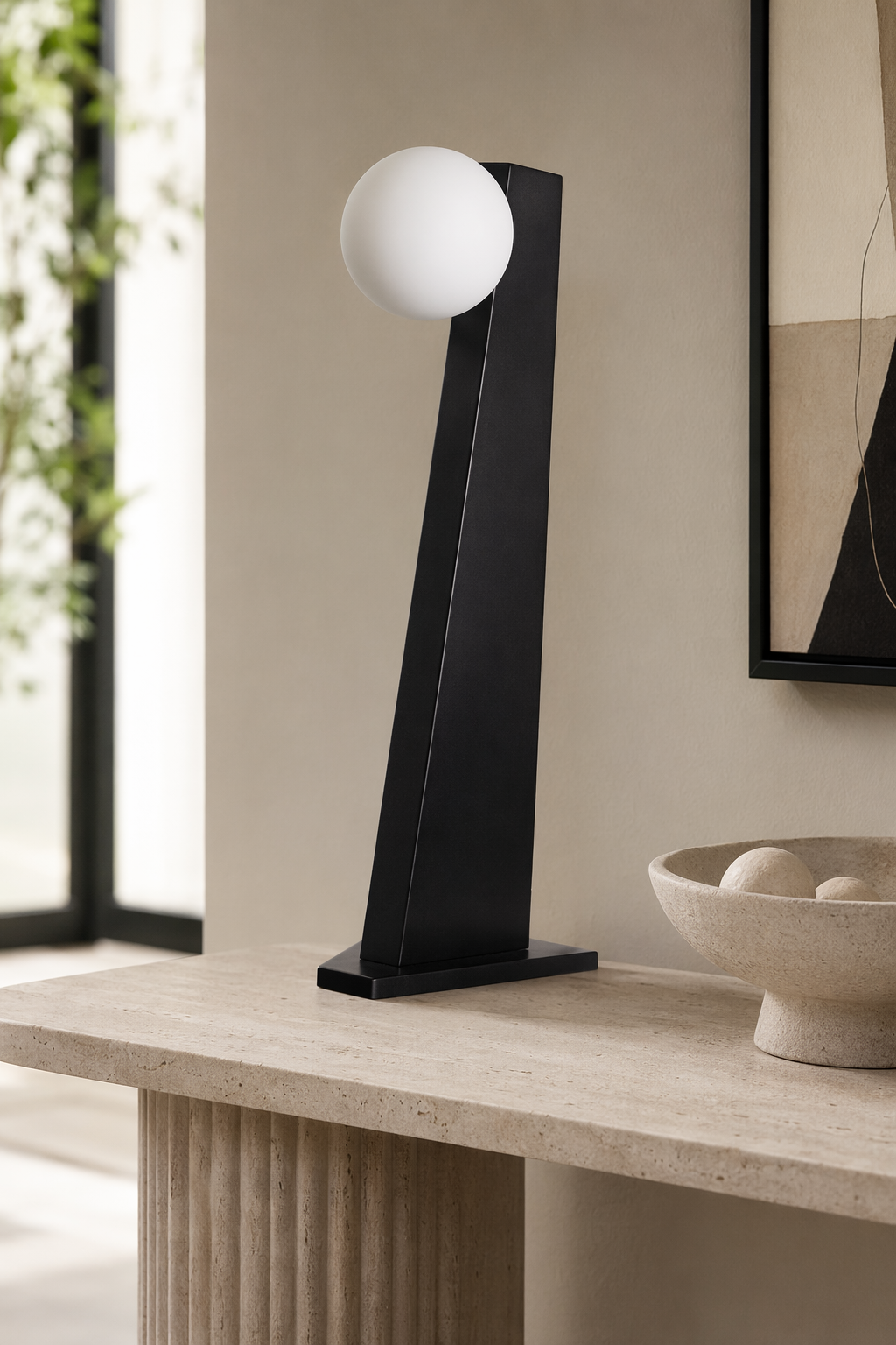 Modern Tapered Globe Table Lamp - generated main 08 08-detail-room-scene