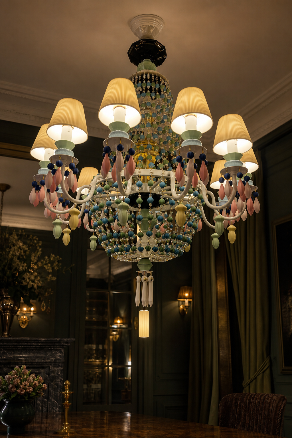 Ivorelle chandelier – evening mood – media 8