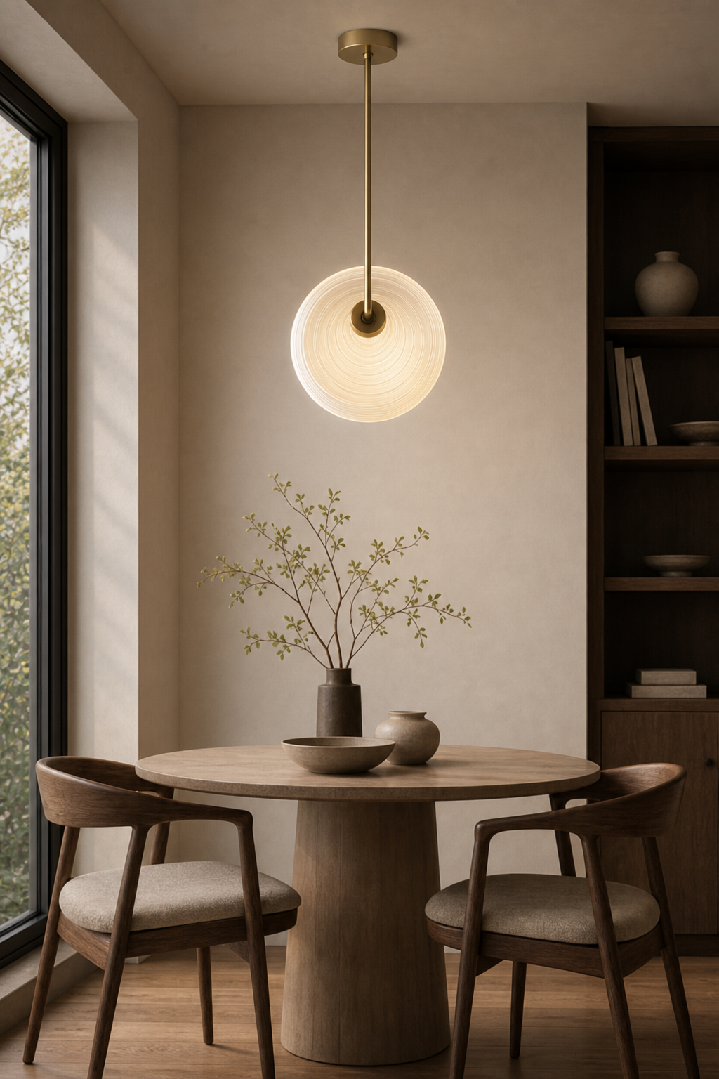 Modern Glass Globe Pendant Light - curated collection card scene