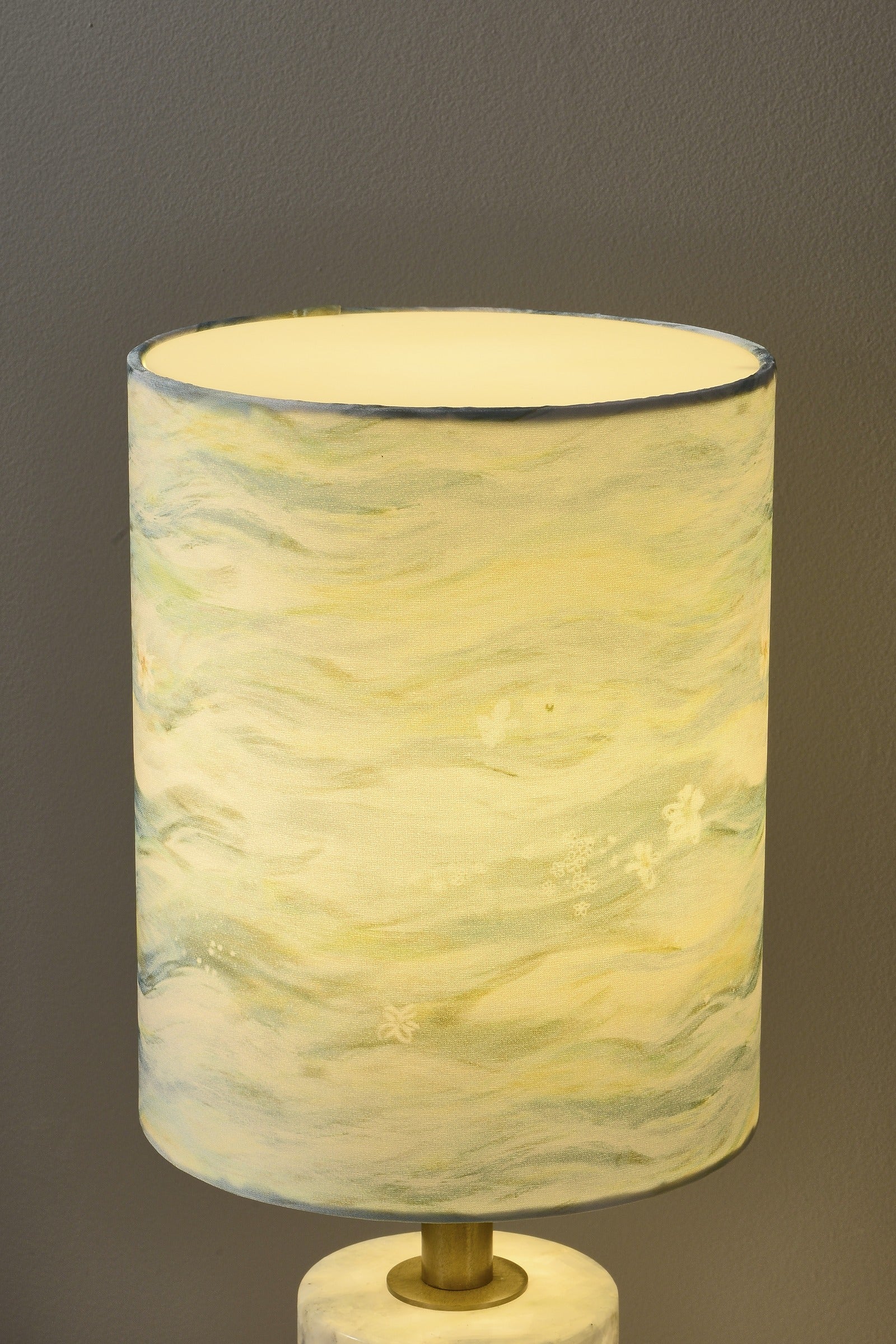 Modern Natural Stone Fabric Shade Table Lamp - 08 08-real-detail-4