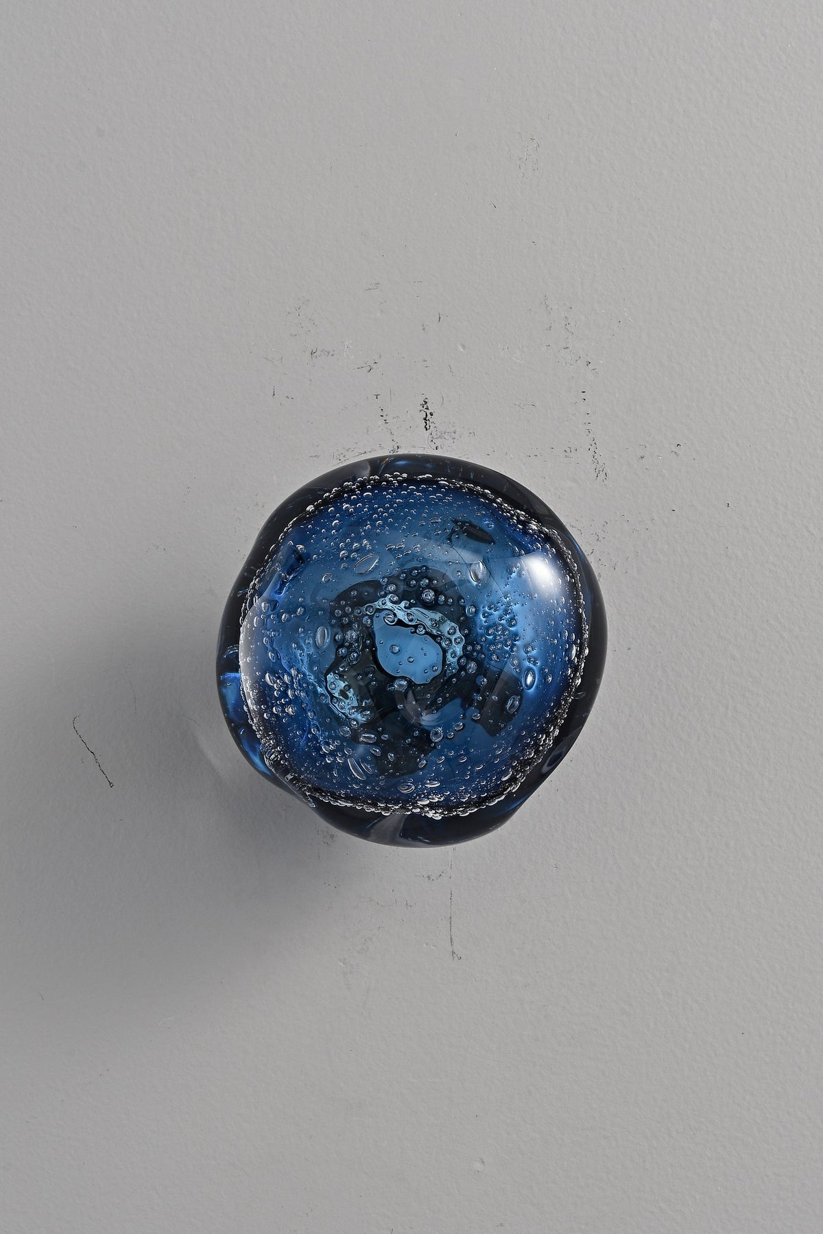Modern Crystal Glass Globe Wall Sconce - 08 08-real-shot-crystal-glass-globe-wall-sconce-side