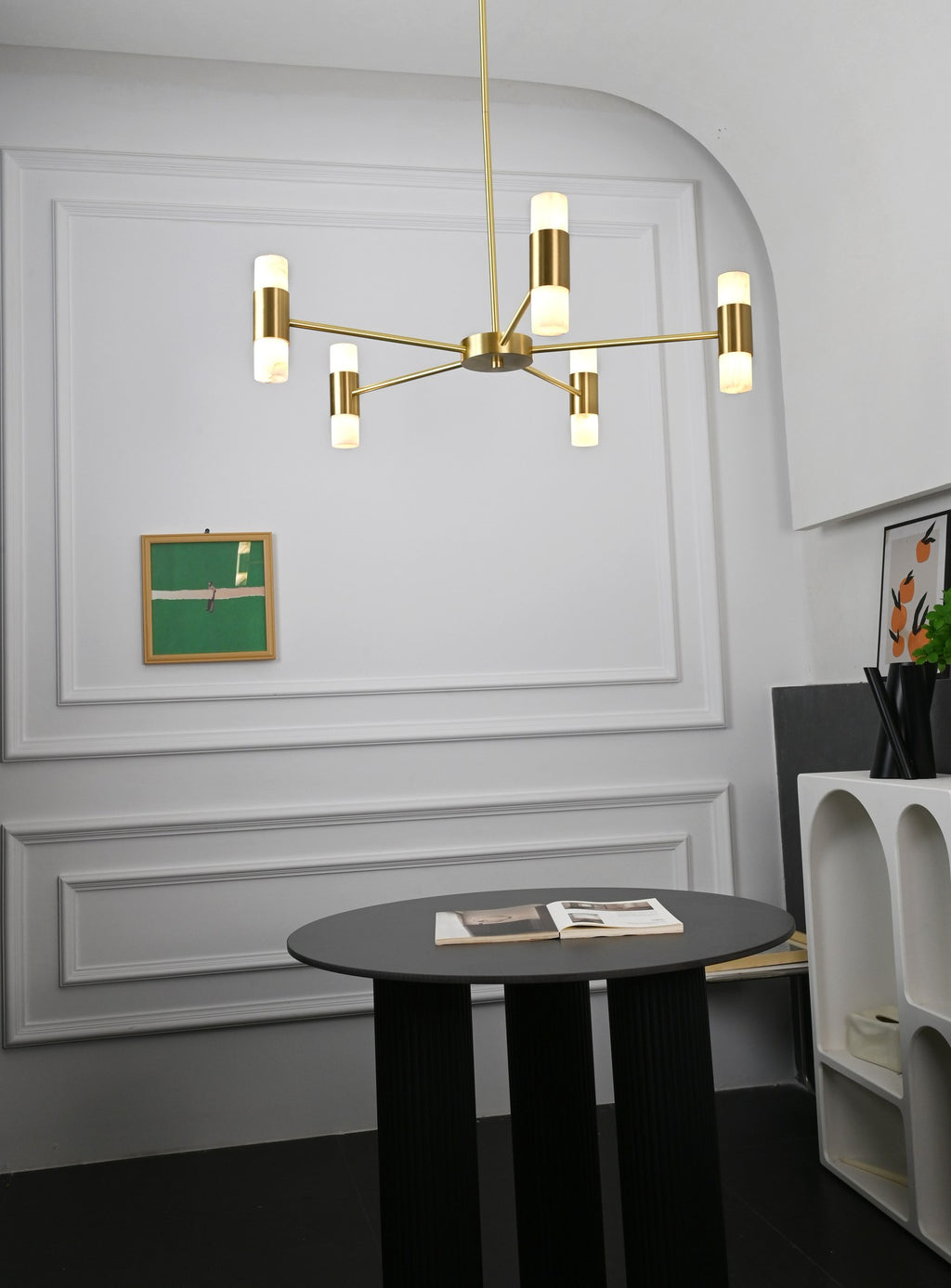 Modern Spanish Alabaster Branch Chandelier - 08 08-real-shot-spanish-alabaster-branch-chandelier-detail