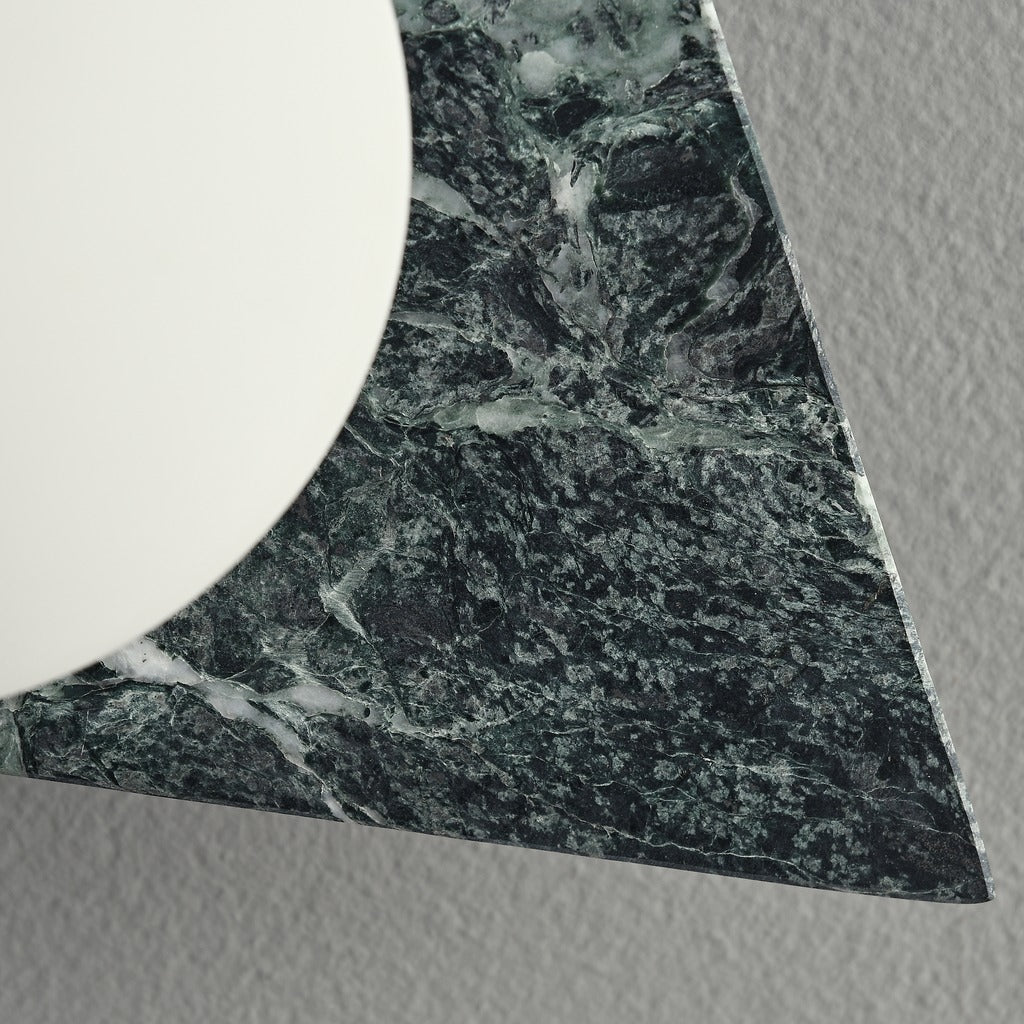 Modern Triangle Marble Wall Sconce - 12 08-real-square-3-5--220