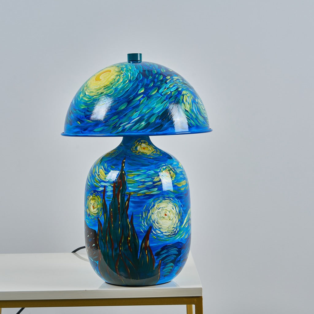 Modern Patterned Mushroom Table Lamp - 15 08-real-square-88880193-3
