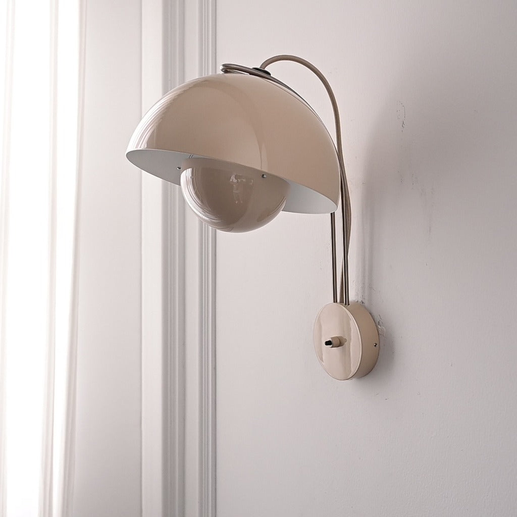 Modern Glossy Dome Wall Sconce - 31 08-real-square-DSC-3502-MP4-00-00-11-05-001