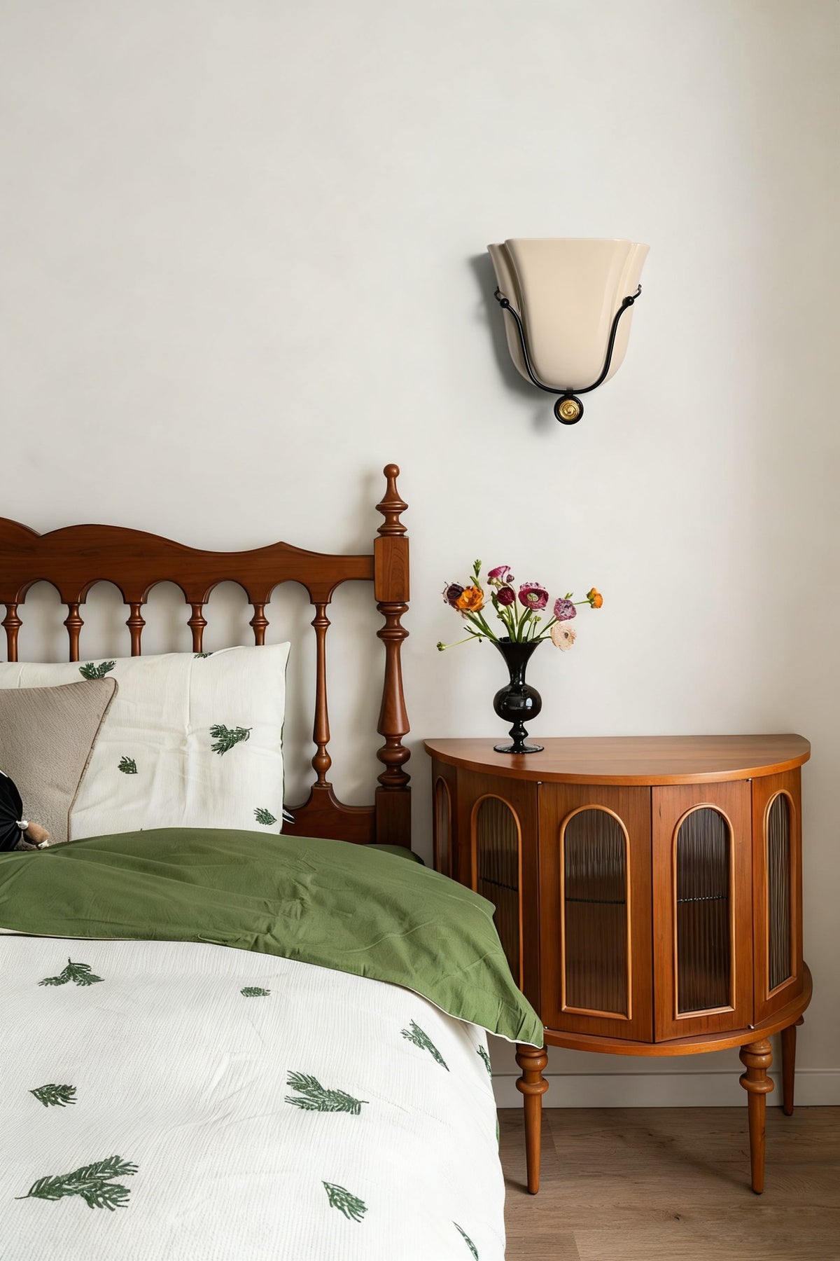Modern Ceramic Cup Wall Sconce with Brass Accent - 08 08-scene-ceramic-cup-wall-sconce-study