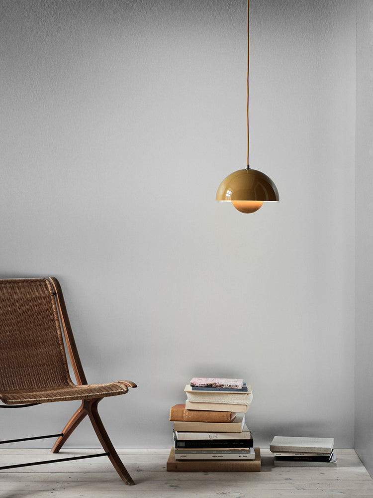 Modern Glossy Dome Pendant Light - 19 08-source-scene-8