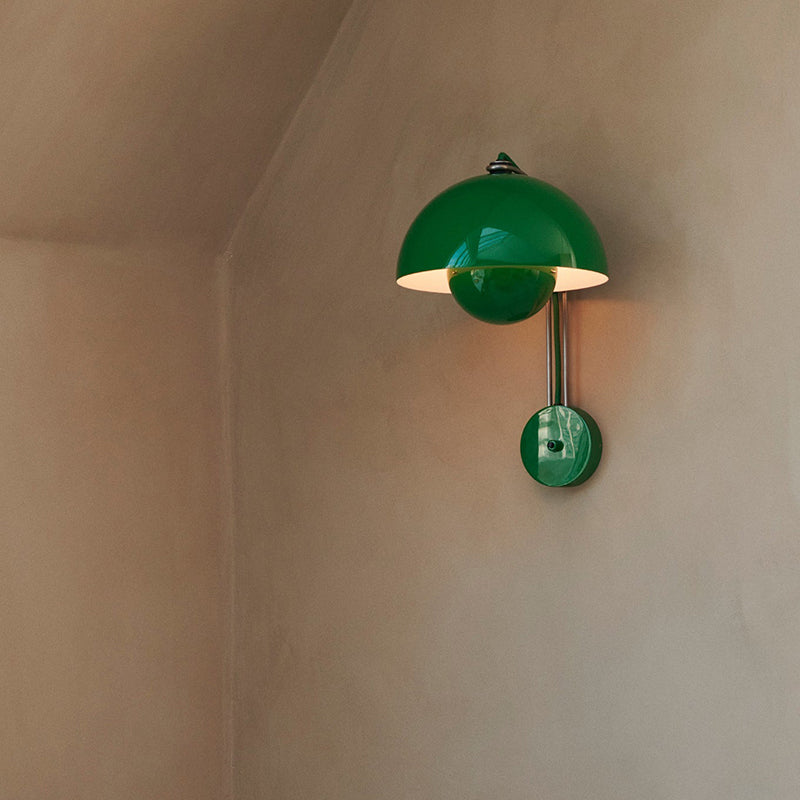 Modern Glossy Dome Wall Sconce - 21 08-source-scene-8