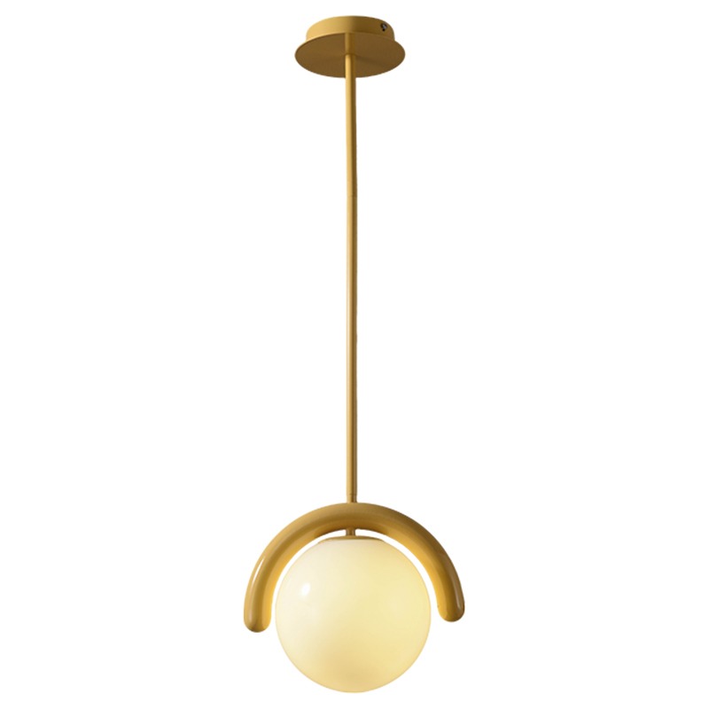 Modern Gold Globe Pendant Light - 19 08-white-background-1