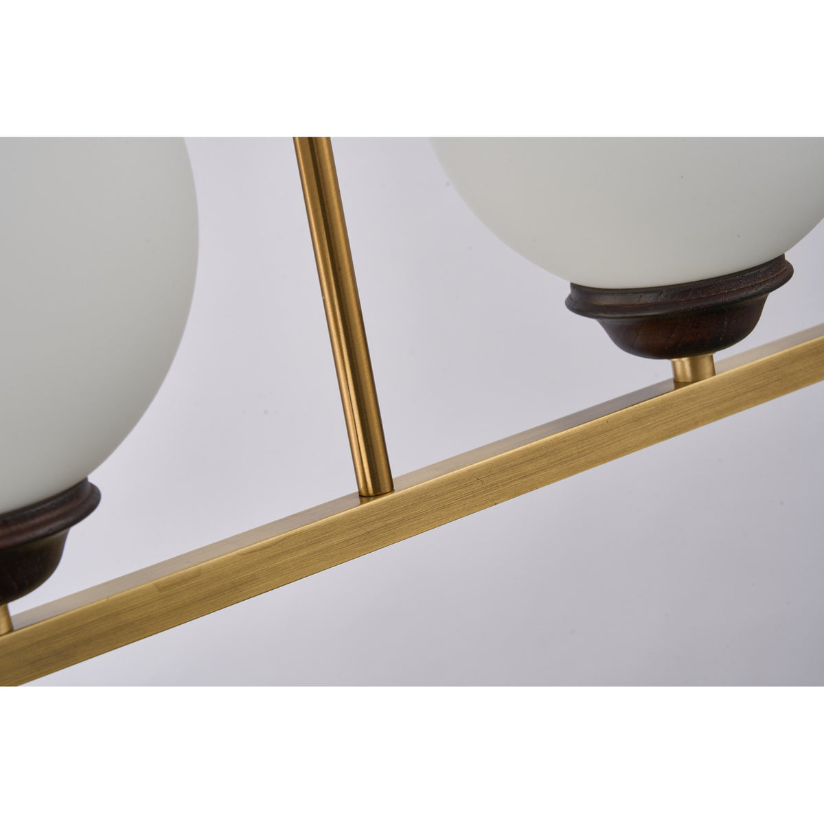 Supplier real detail photograph of the Avelune natural-copper bar and slim suspension rod