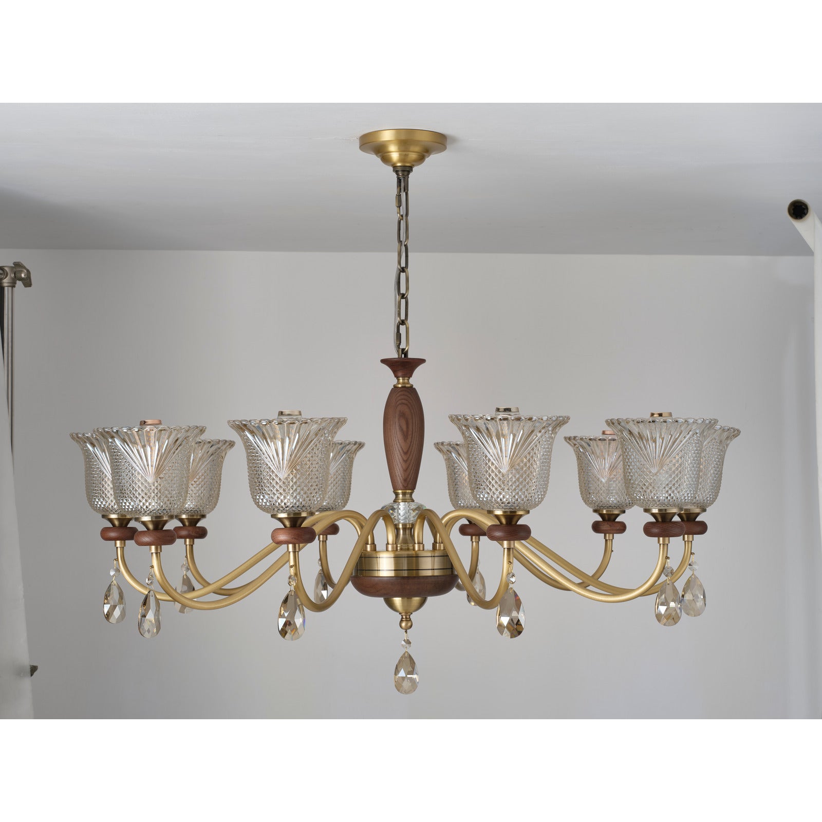 Cognelle ten-light chandelier complete product view