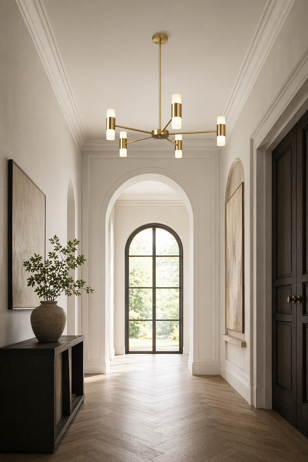 Modern Alabaster Branch Chandelier - generated main 09 09-entry-hall-wide