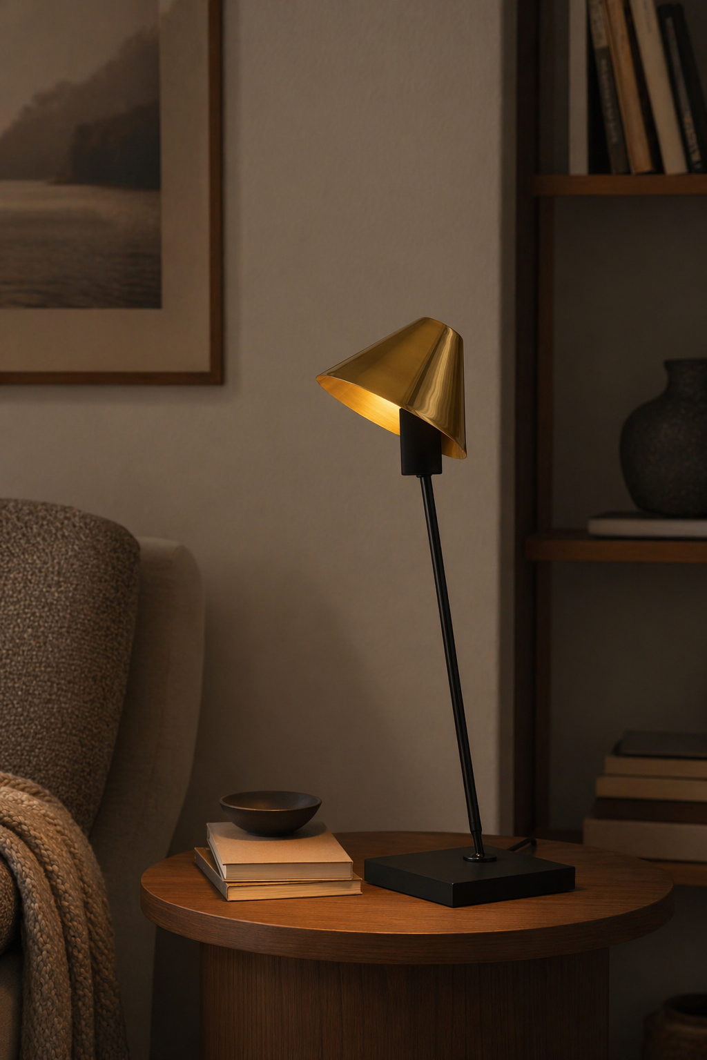 Modern Adjustable Cone Table Lamp - 09 09-reading-corner
