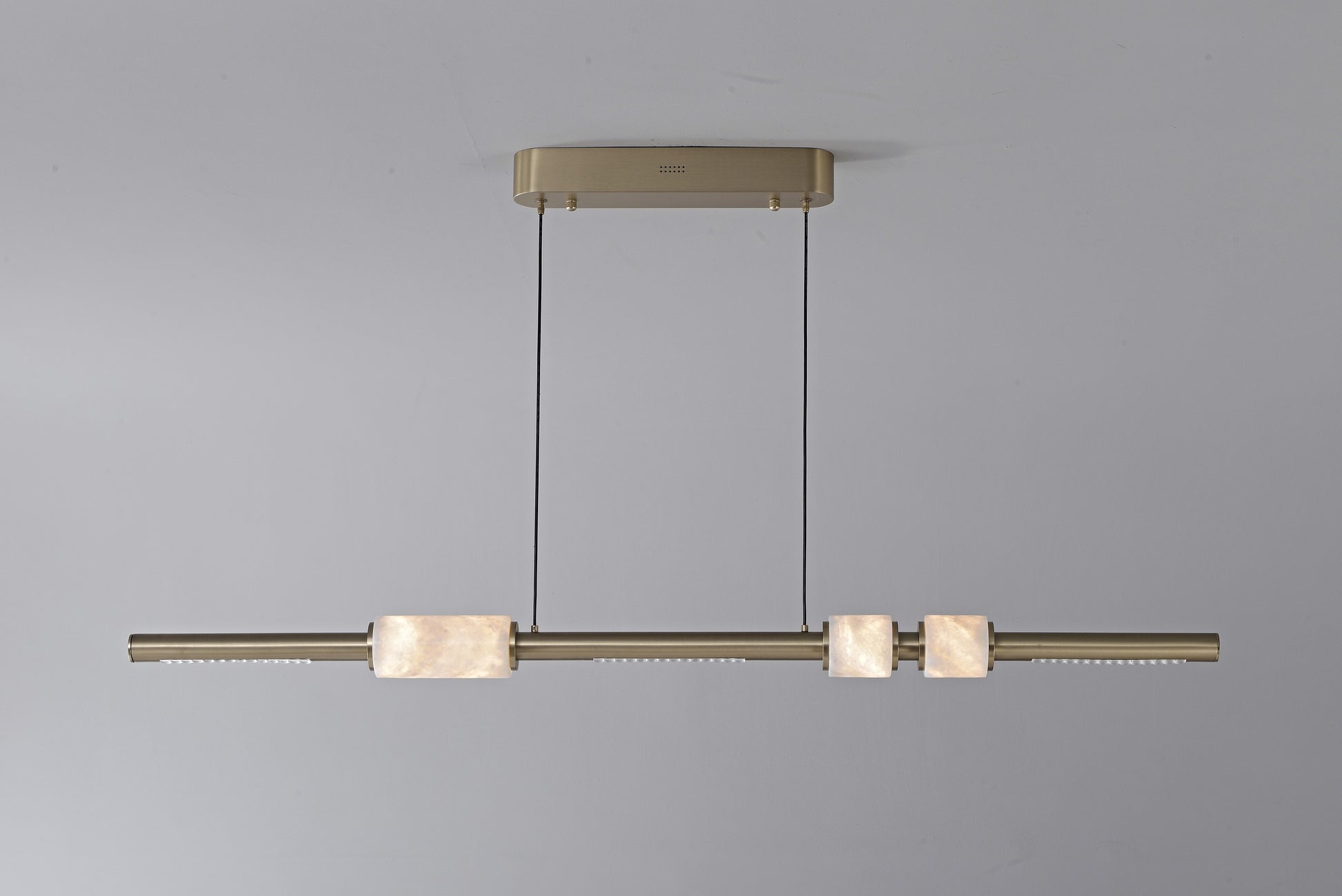 Modern Crystal Linear LED Island Chandelier - 20 09-real-detail-5