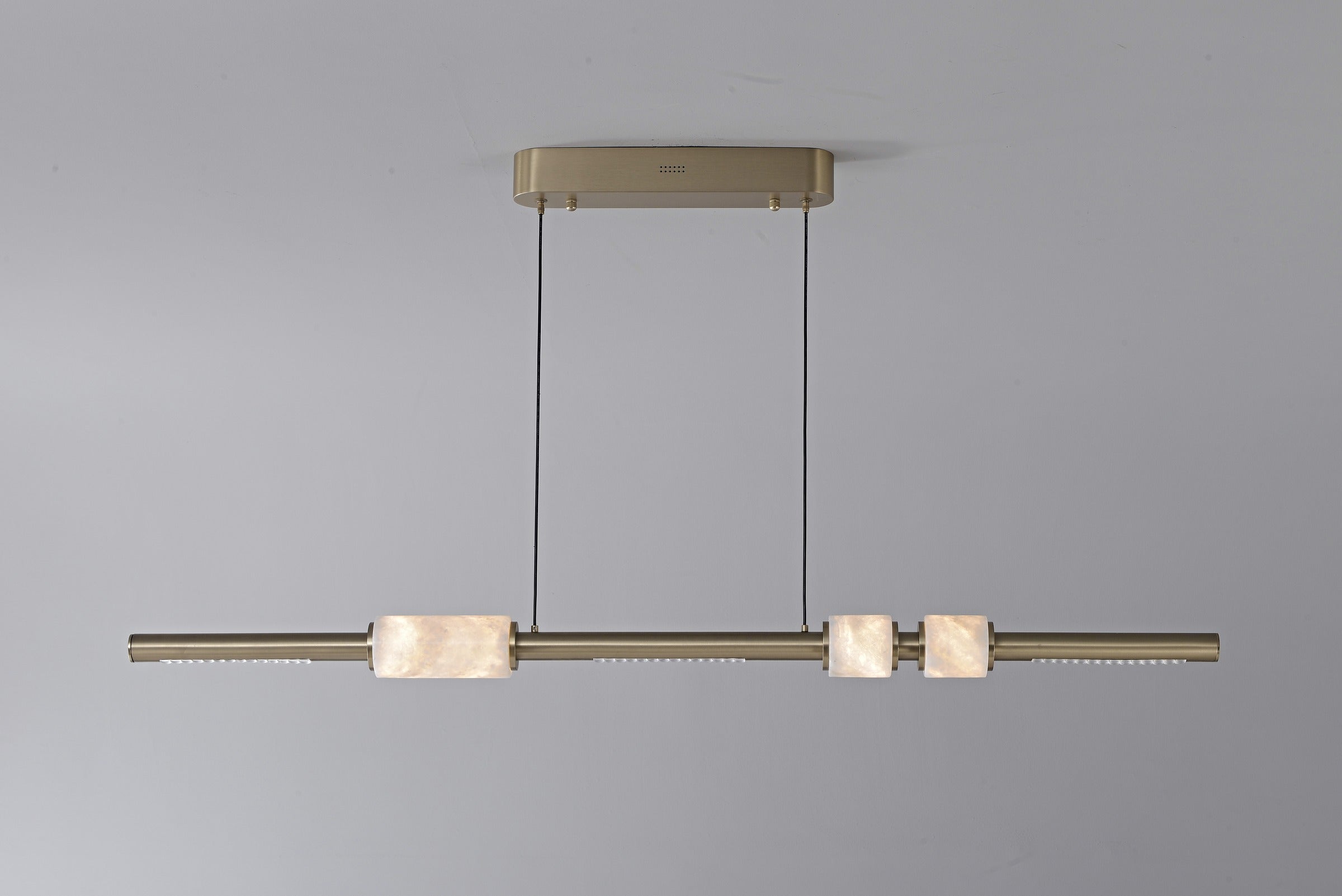 Modern Crystal Linear LED Island Chandelier - 20 09-real-detail-5