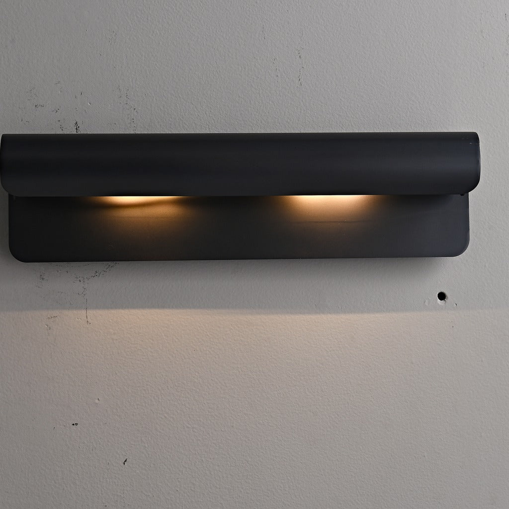 Modern Horizontal Cylinder Wall Sconce - 14 09-real-square-7-13--313