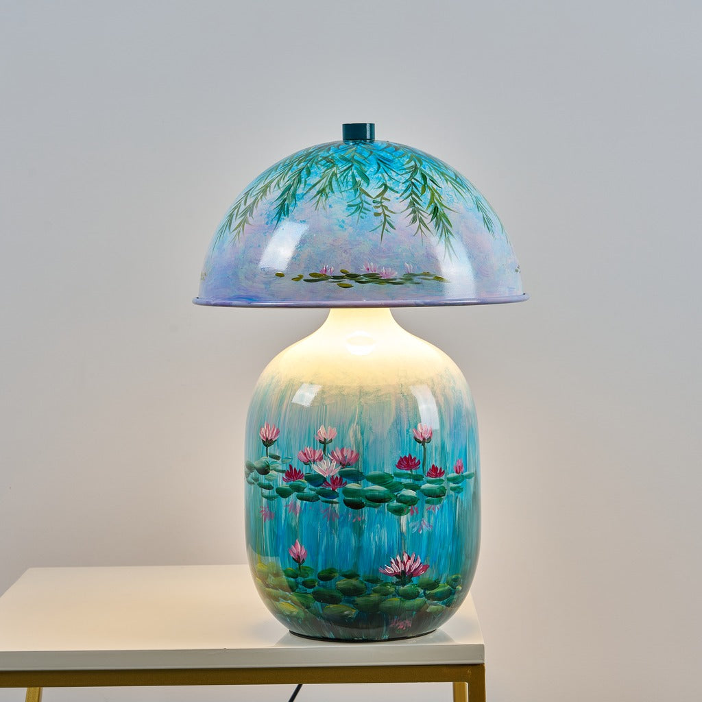 Modern Patterned Mushroom Table Lamp - 16 09-real-square-88880199-1