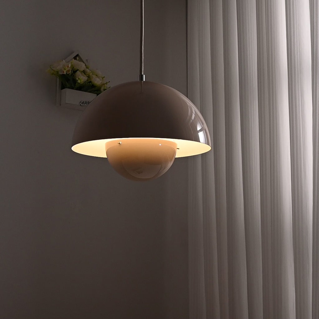 Modern Glossy Dome Pendant Light - 28 09-real-square-DSC-3484-MP4-00-00-03-08-001