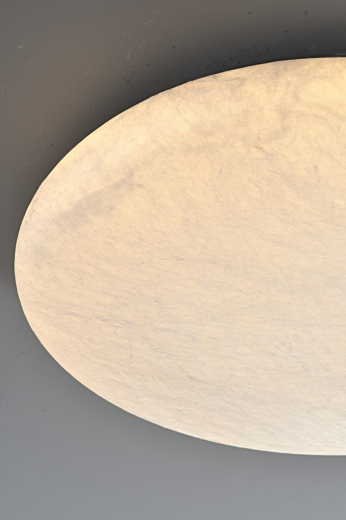 Modern Mulberry Silk Ceiling Light in White - 10 10-detail-edge