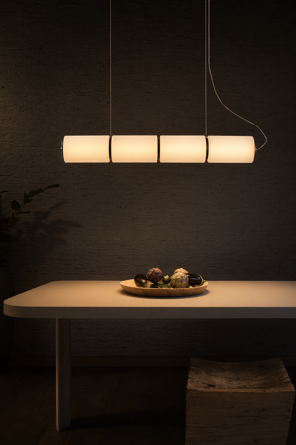 Modern Linear Multi-Head Pendant Light - generated workflow 10 10-night-mood