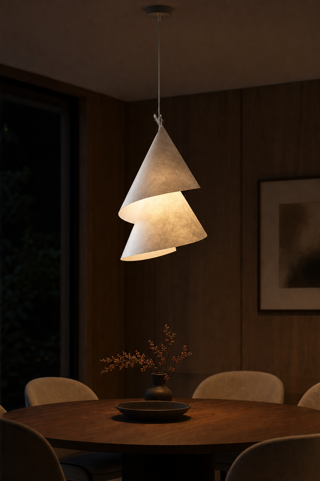 Willydilly Spiral Pendant Light gallery 10 night mood