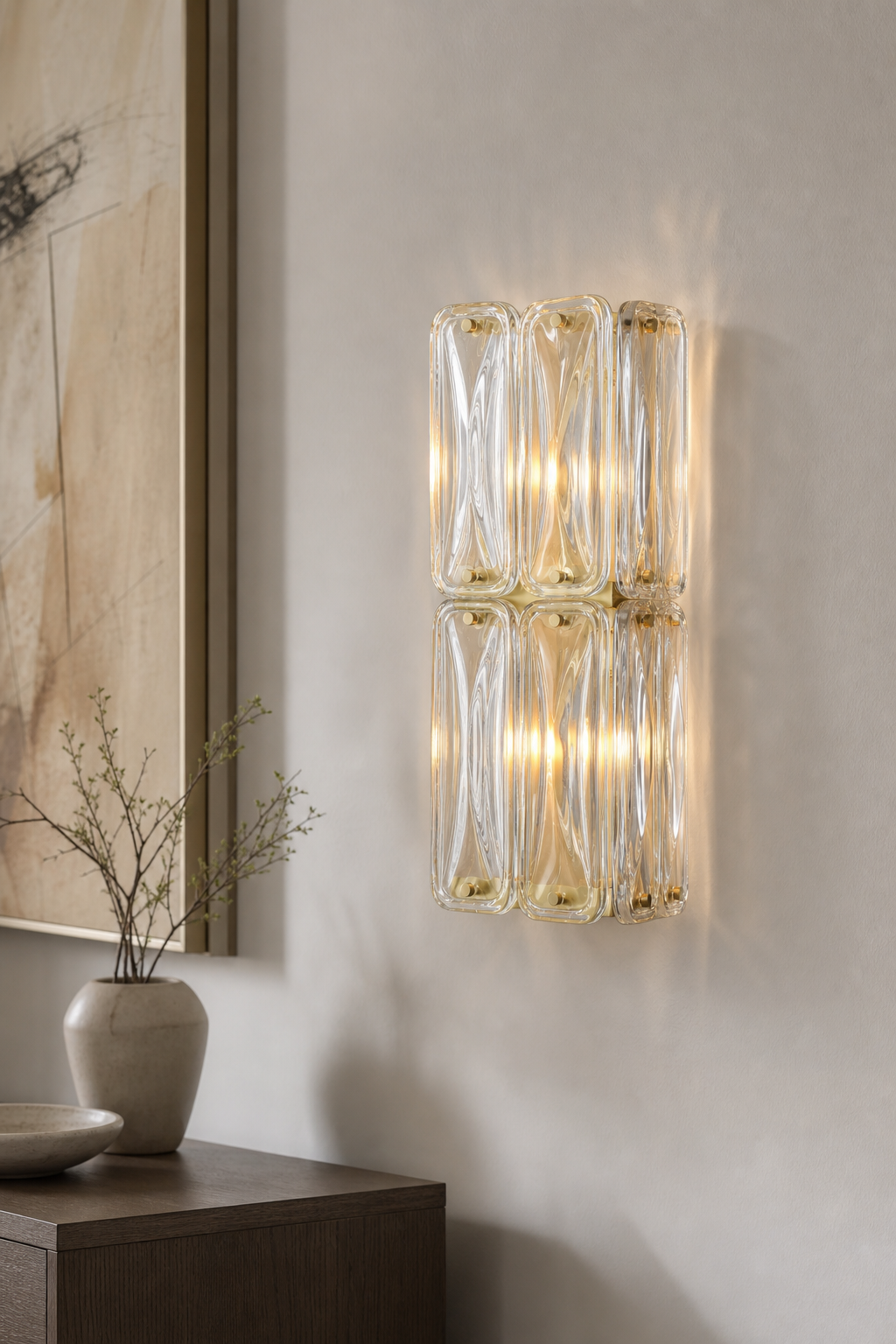 Modern Crystal Glass Wall Sconce - generated main 10 10-product-profile
