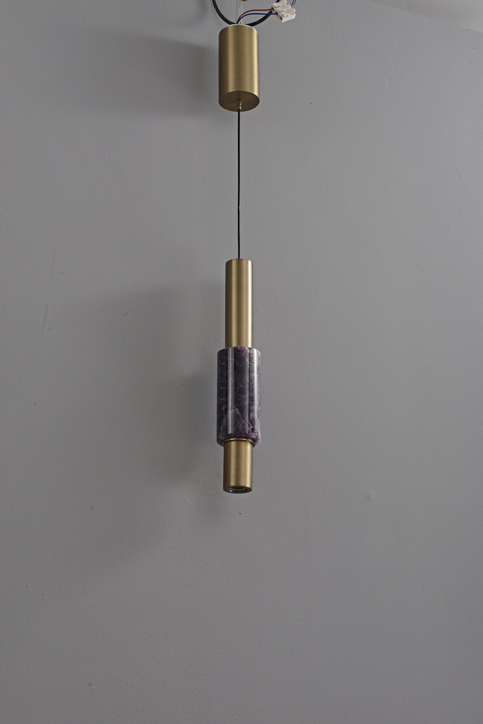 Modern Crystal Cylinder Pendant Light - 21 10-real-detail-6