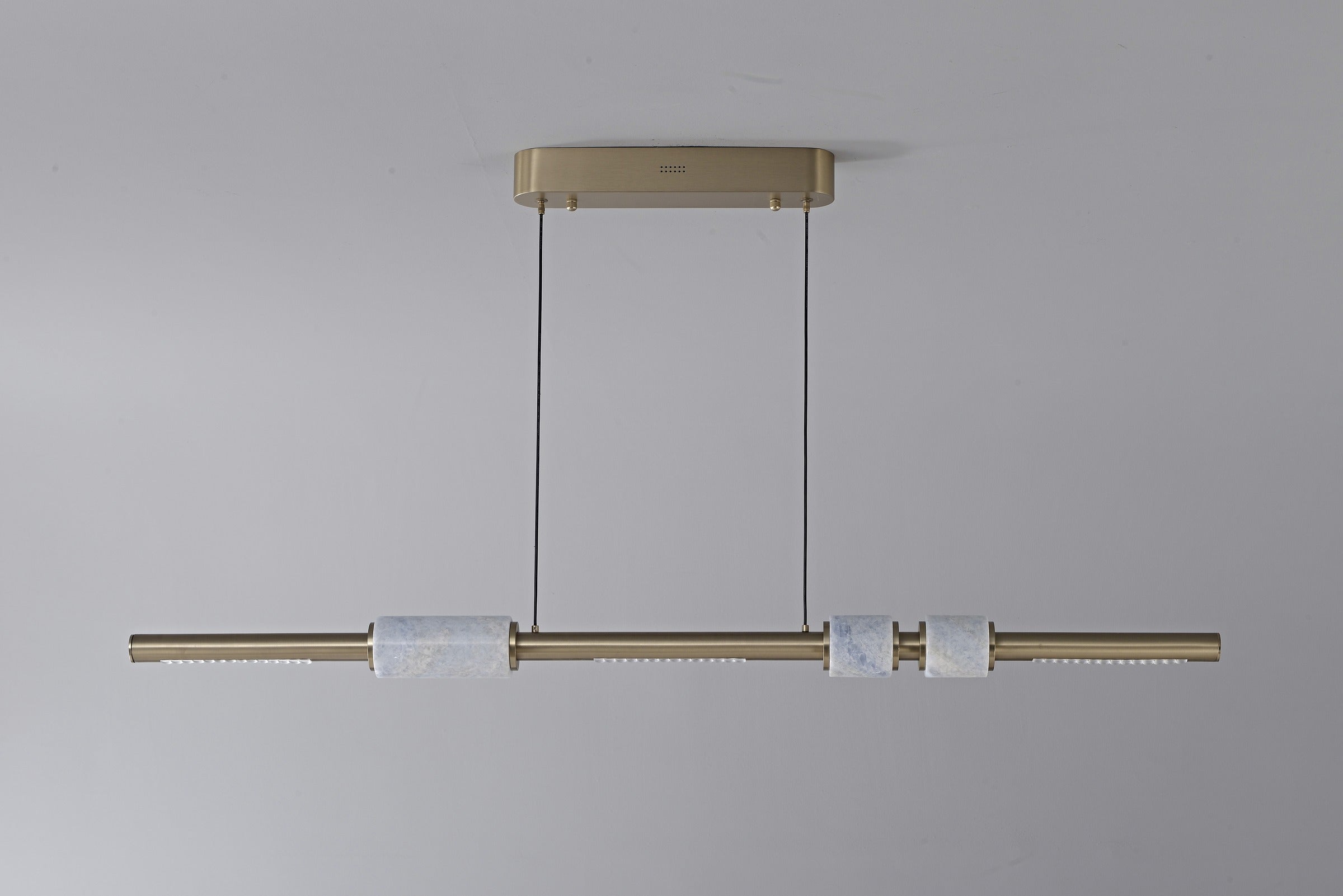Modern Crystal Linear LED Island Chandelier - 21 10-real-detail-6
