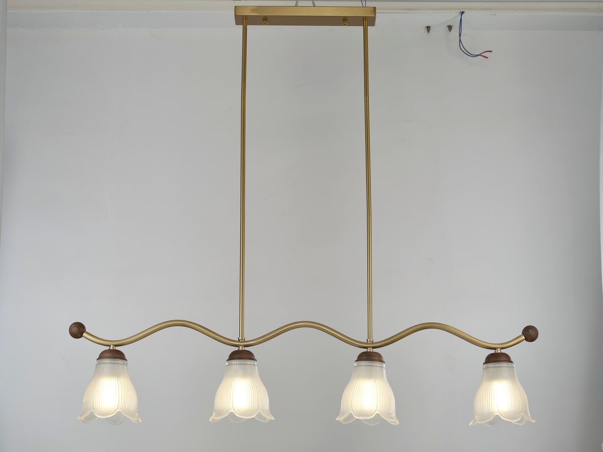 Cloveraine Linear Chandelier supplier real complete product photograph 1 for AL-GINX-5917-4L