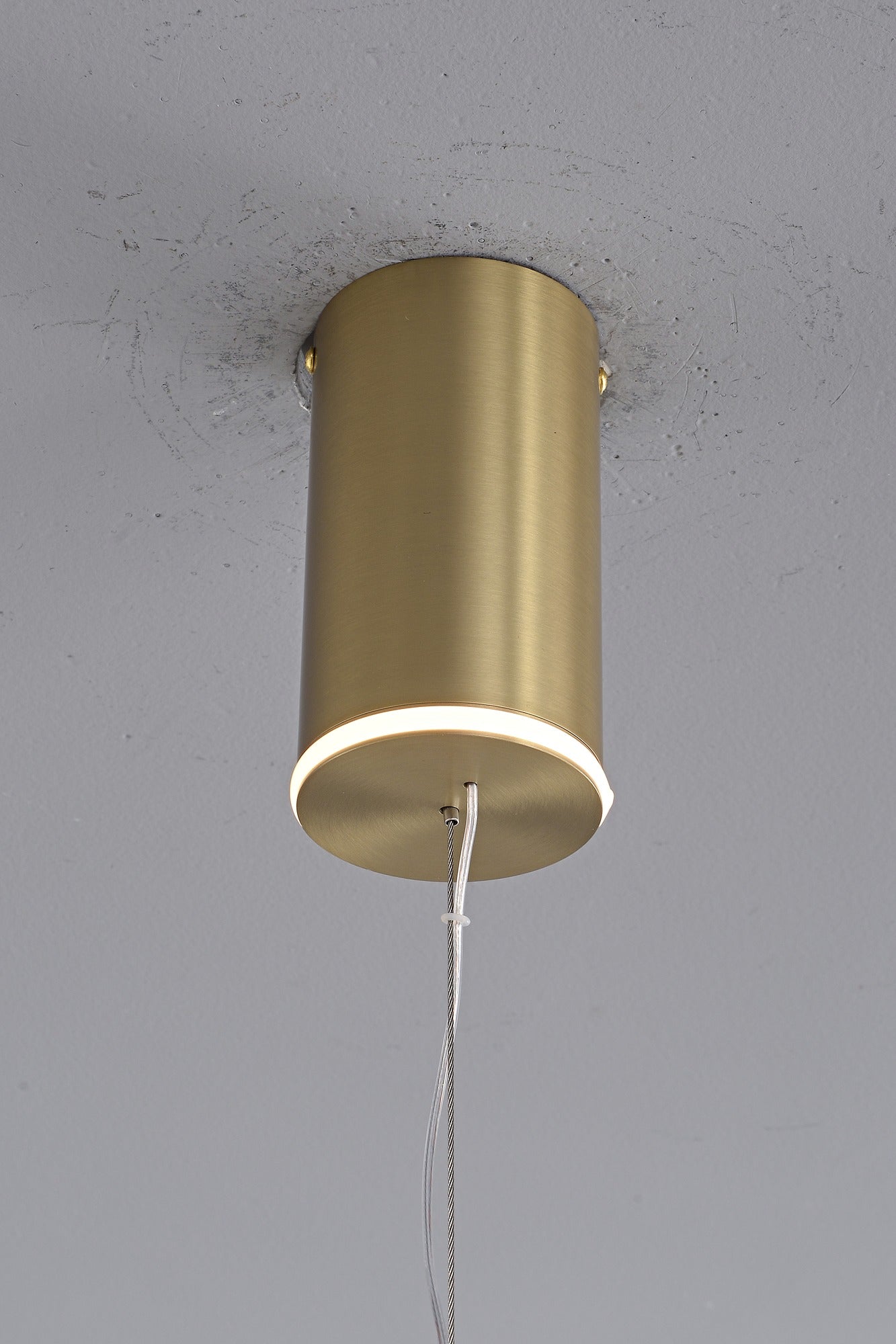 Modern Spanish Alabaster Branch Chandelier in Natural Brass - 10 real photo 6