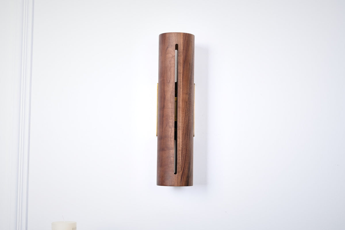 Modern Solid Wood LED Wall Sconce - 10 10-real-shot-solid-wood-led-wall-sconce-side