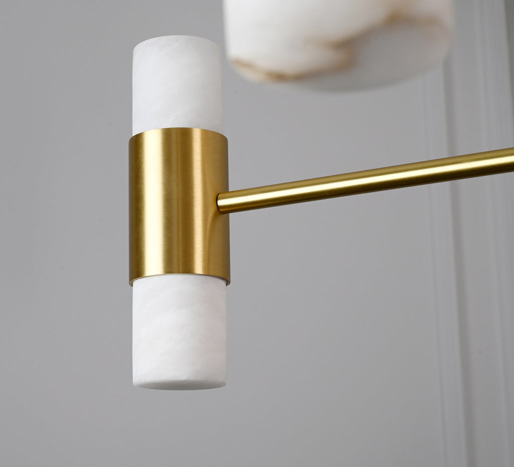 Modern Spanish Alabaster Branch Chandelier - 10 10-real-shot-spanish-alabaster-branch-chandelier-finish-detail