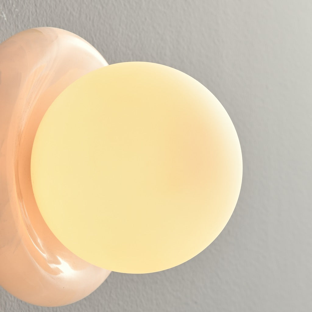 Modern Jade Ring Wall Sconce - 13 10-real-square-3-5--158