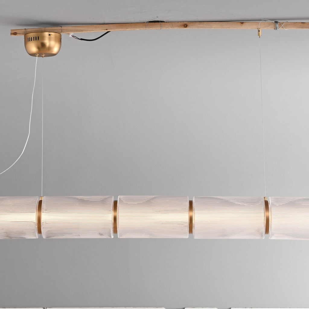 Modern Linear Multi-Head Pendant Light - 15 10-real-square-4-25--406