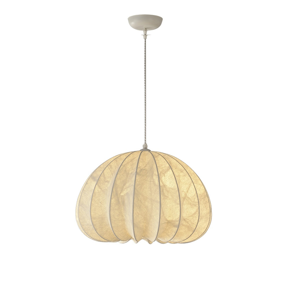 Aeriwisp ribbed silk pendant 17.7 inch size on white