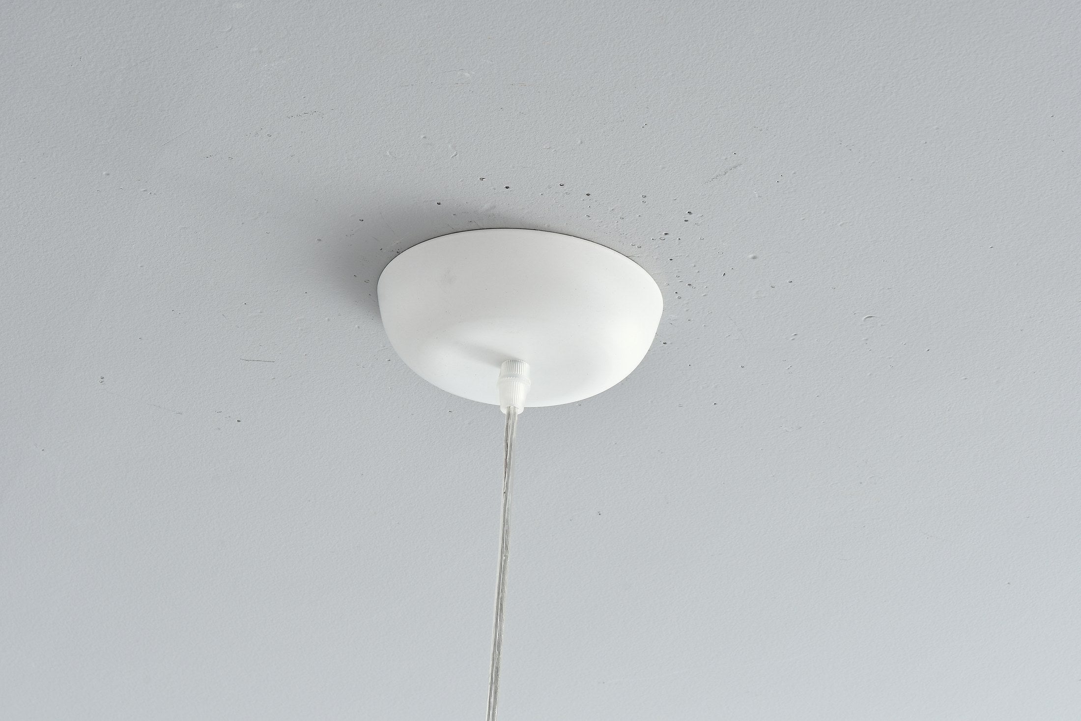 Handmade Mulberry Silk Pendant Light in White - 11 11-detail-canopy