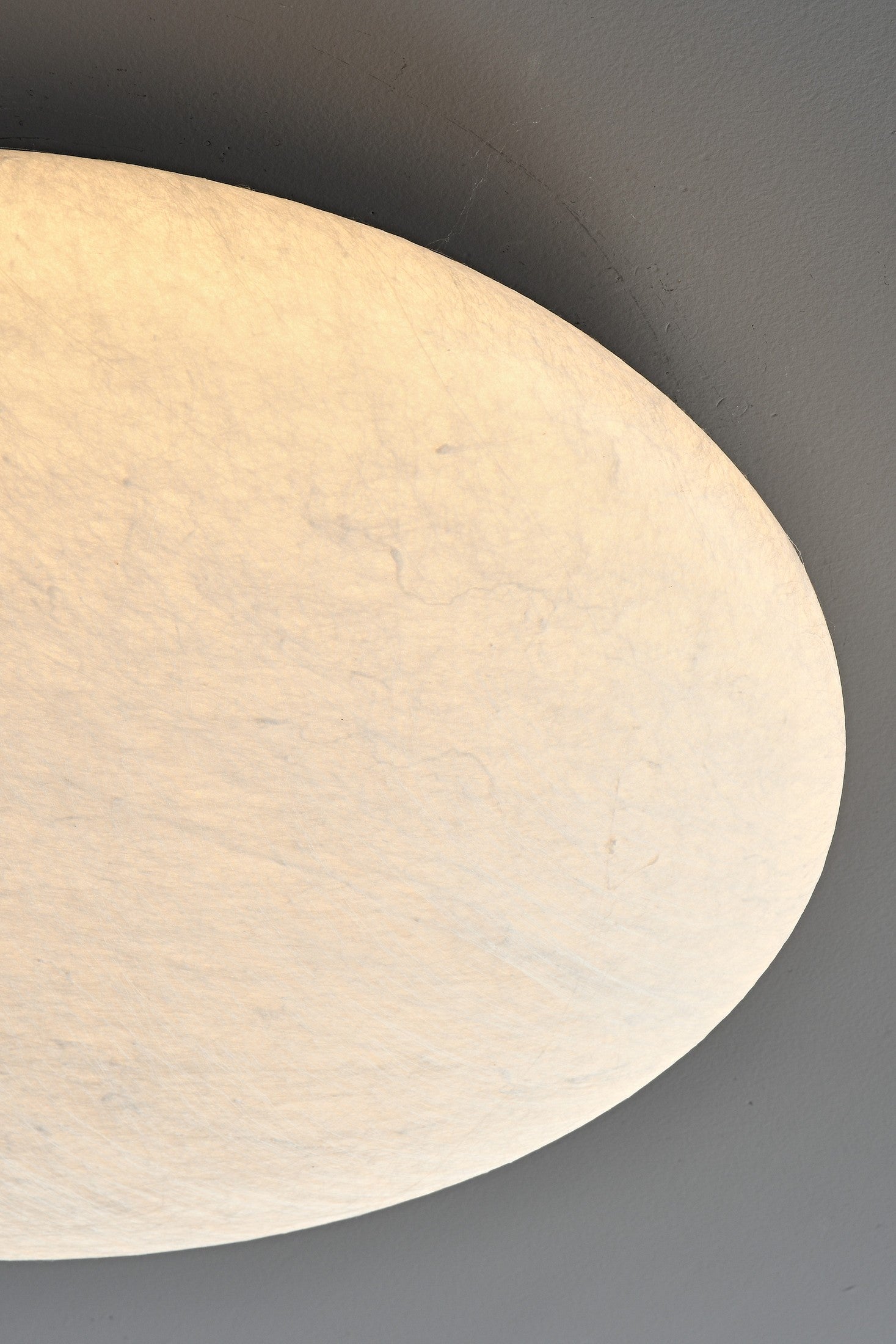 Modern Mulberry Silk Ceiling Light in White - 11 11-detail-texture