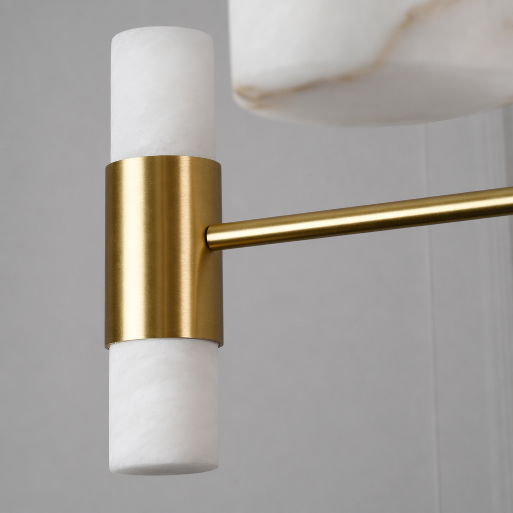 Modern Alabaster Branch Chandelier - generated main 11 11-material-close-up