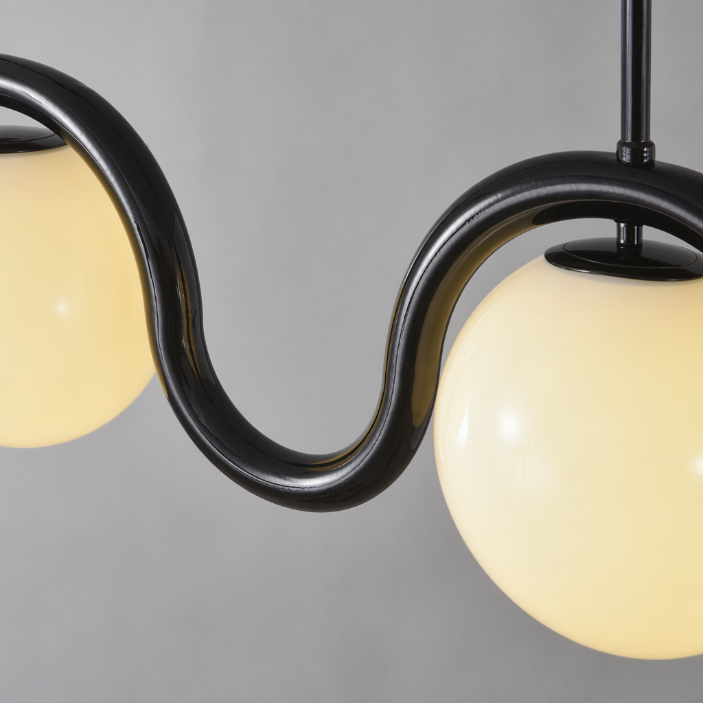Colorful Wave Linear Globe Pendant Light - generated main 11 11-material-close-up