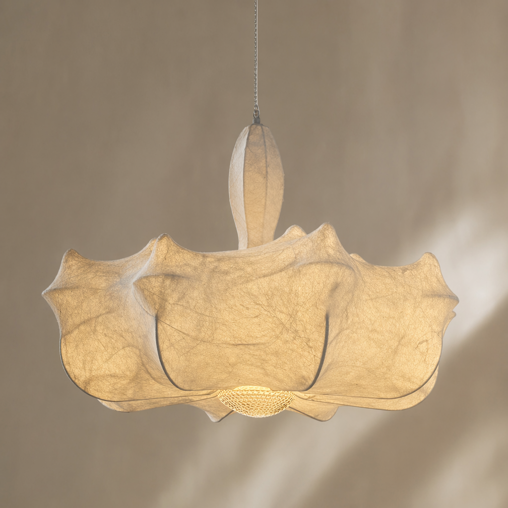 Modern Wavy Silk Chandelier - generated workflow 11 11-material-close-up