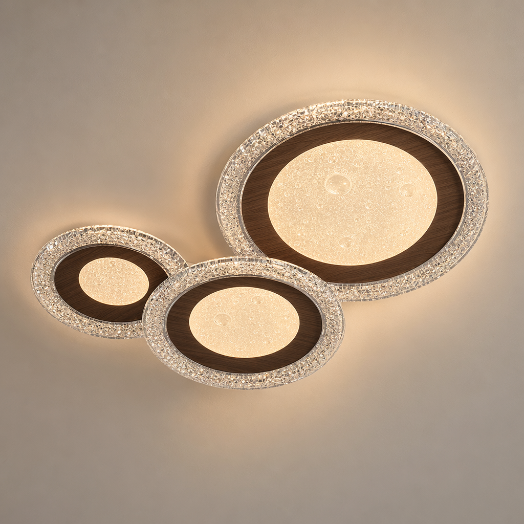 Modern Round LED Ceiling Light - generated workflow 11 11-material-close-up