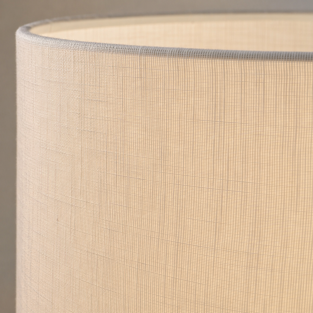 Modern Fabric Shade Table and Floor Lamp - generated main 11 11-material-close-up